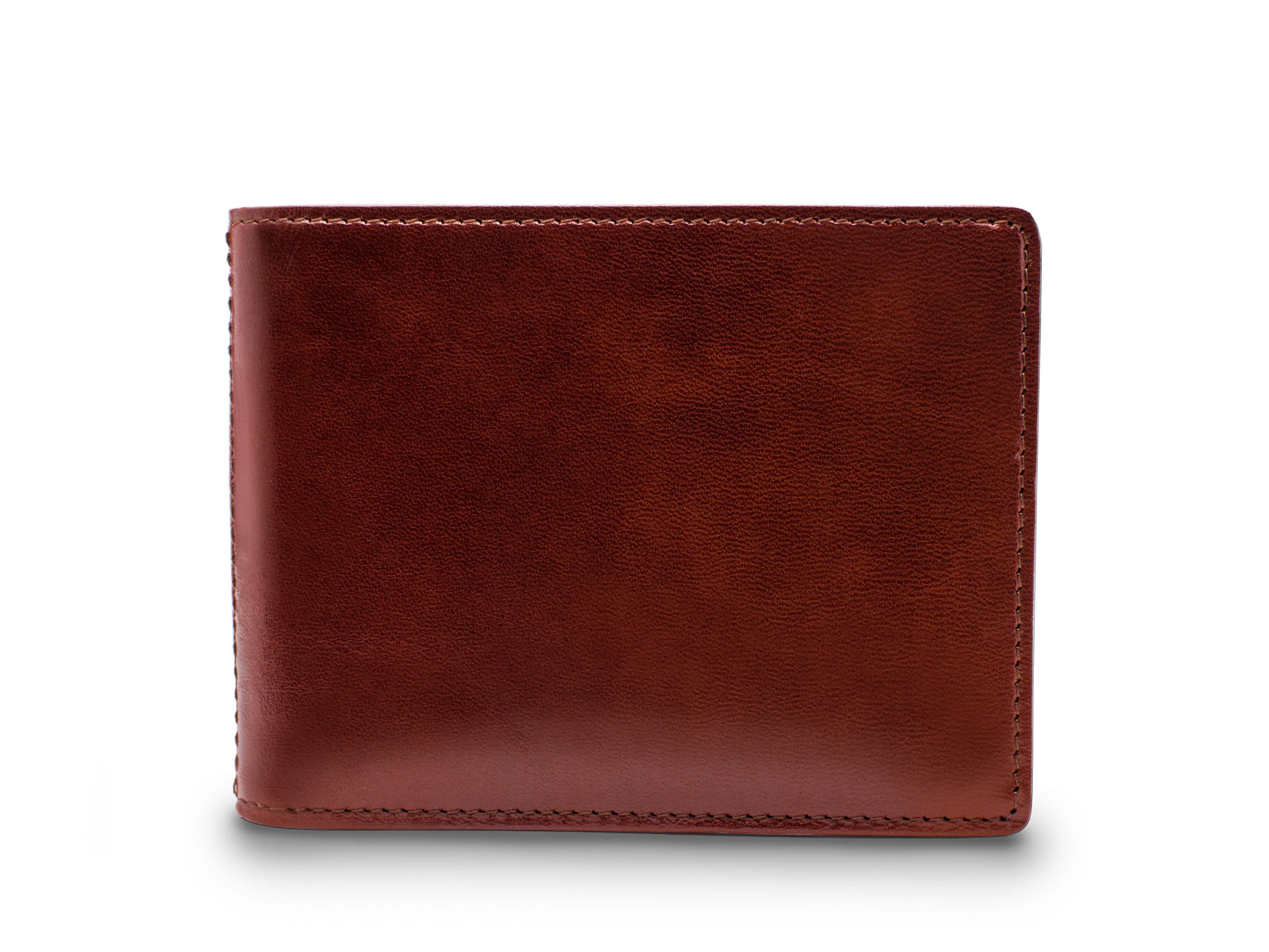 Old Leather 5 Pocket Wallet W/ I.D. - Image 6