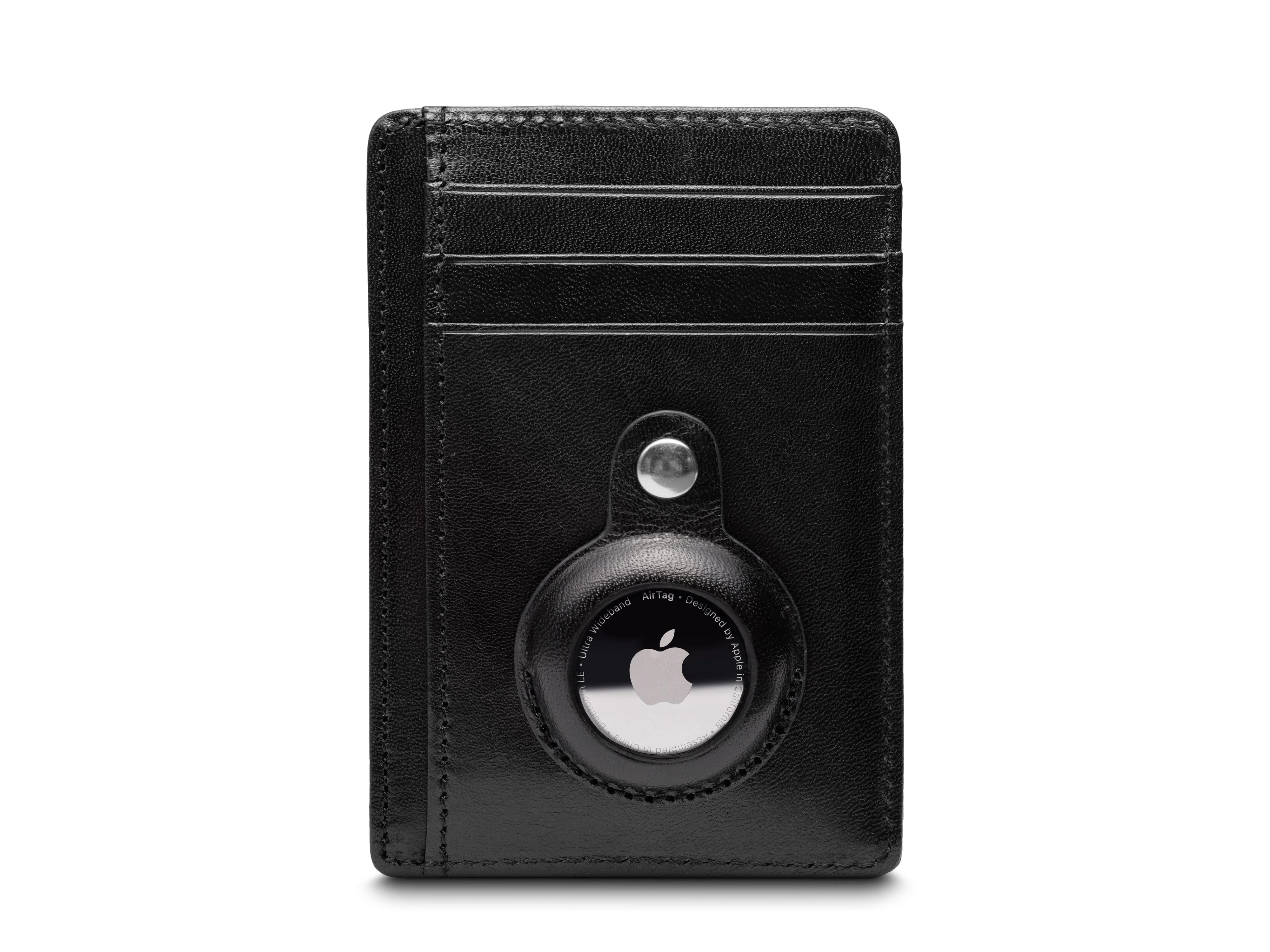 Old Leather AirTag 7 Pocket I.D. Card Case - Image 9