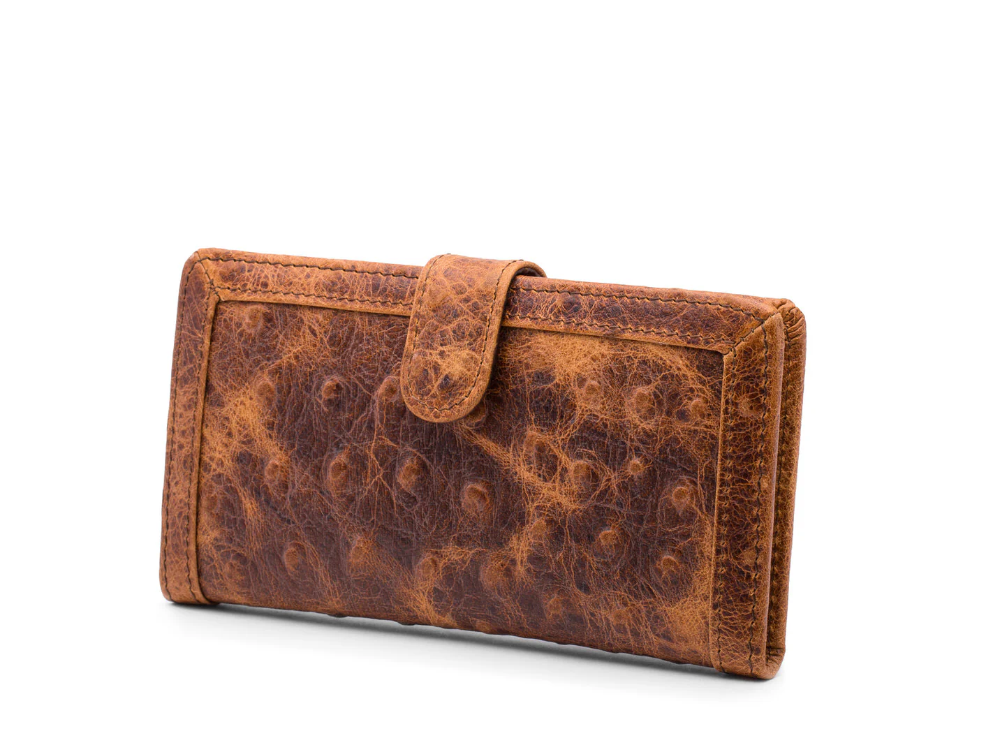 Bella Stille Slim Credit Case Ostrich
