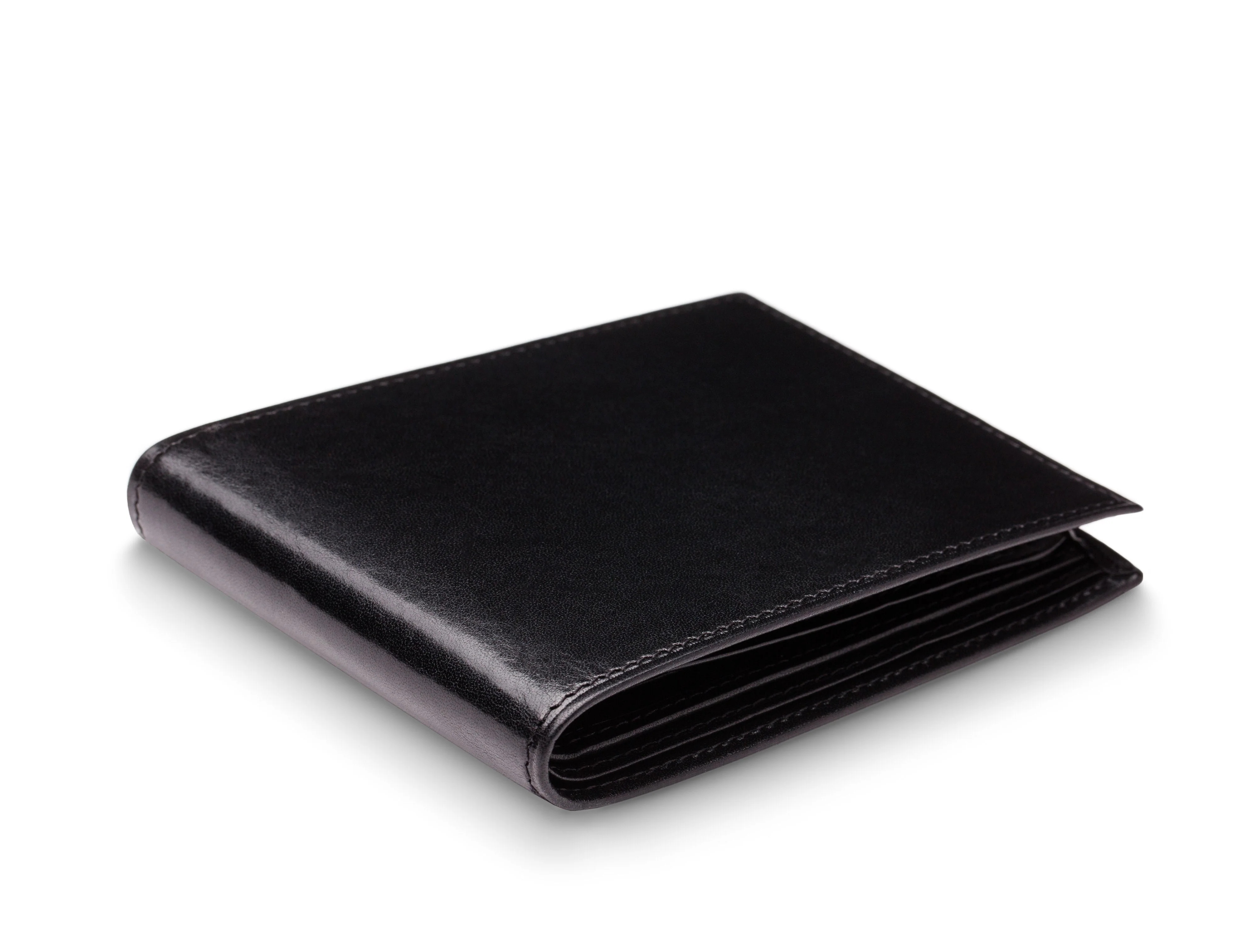 Old Leather Bifold With Card / I.D. Flap - Image 27