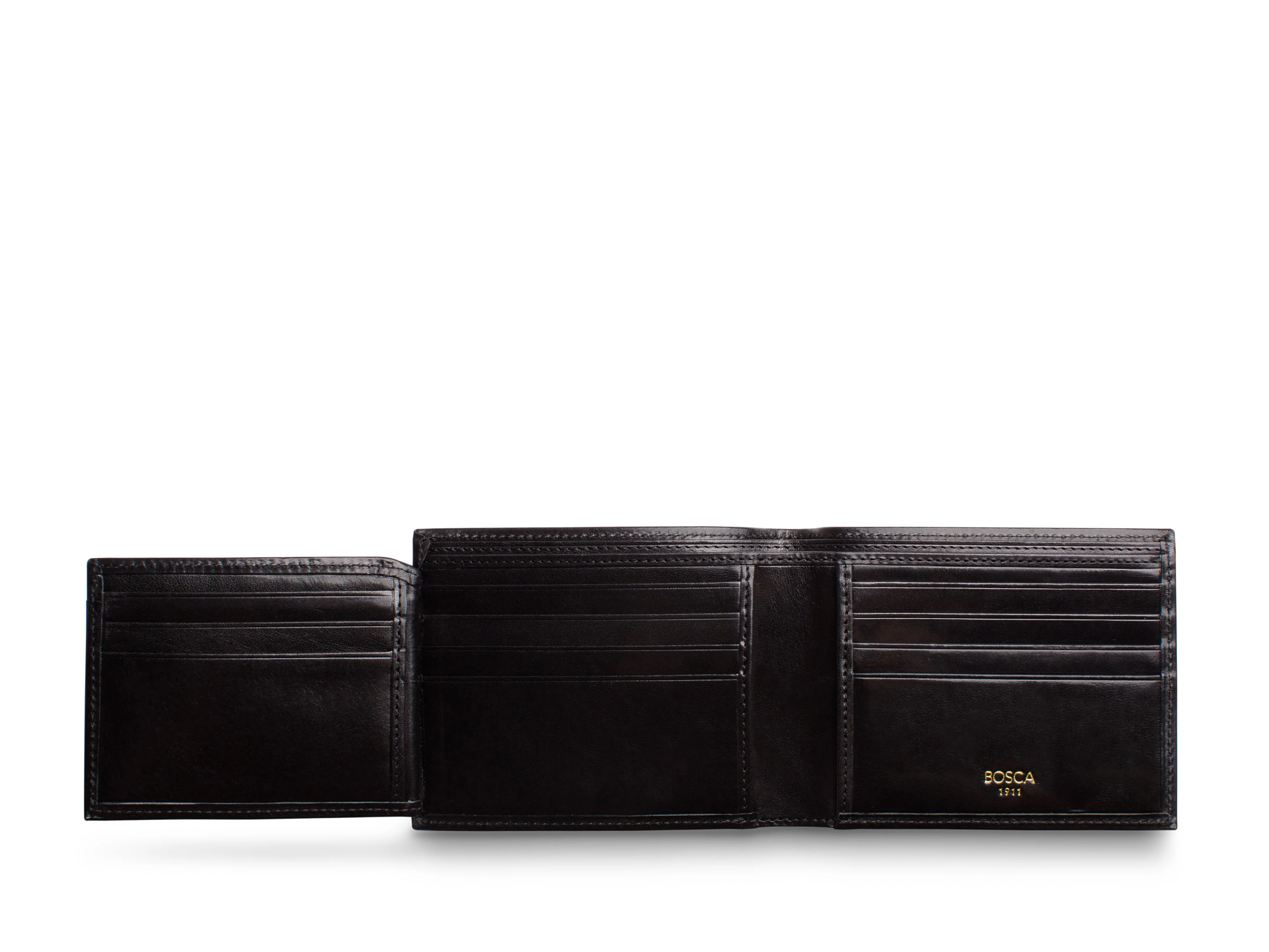 Old Leather Bifold With Card / I.D. Flap - Image 29