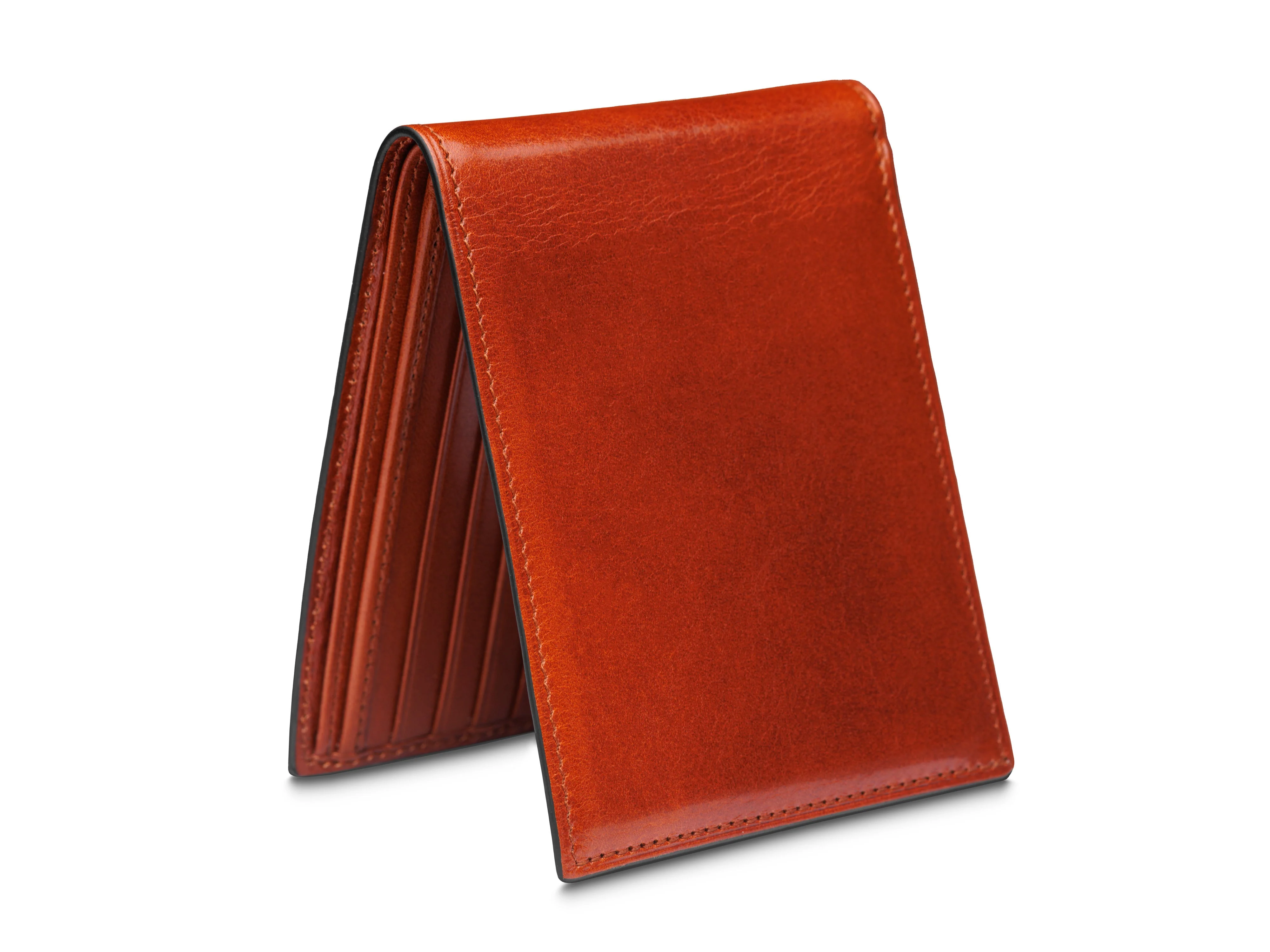 Contrast Old Leather Executive I.D. Wallet - Image 12