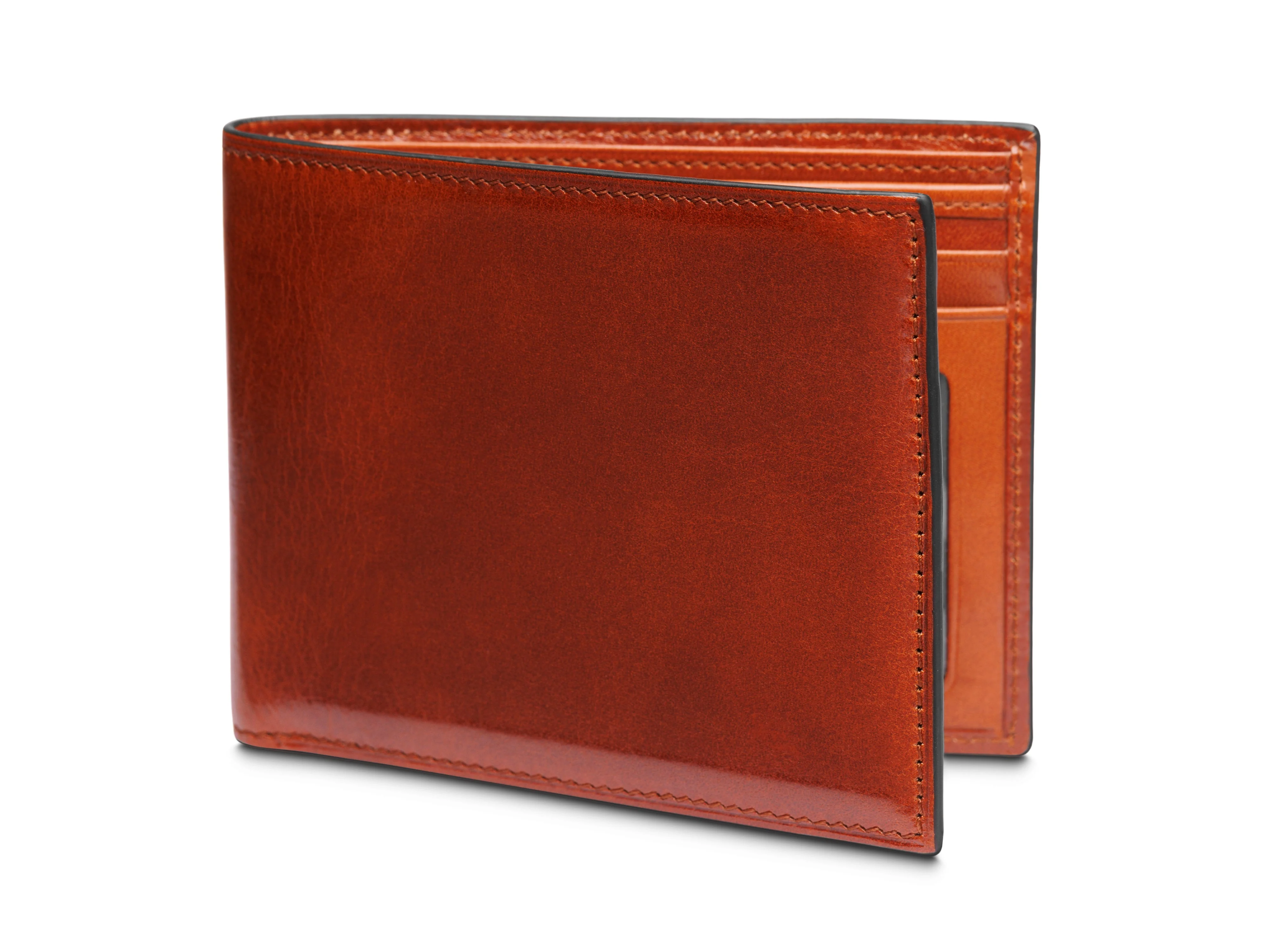 Contrast Old Leather Executive I.D. Wallet - Image 2