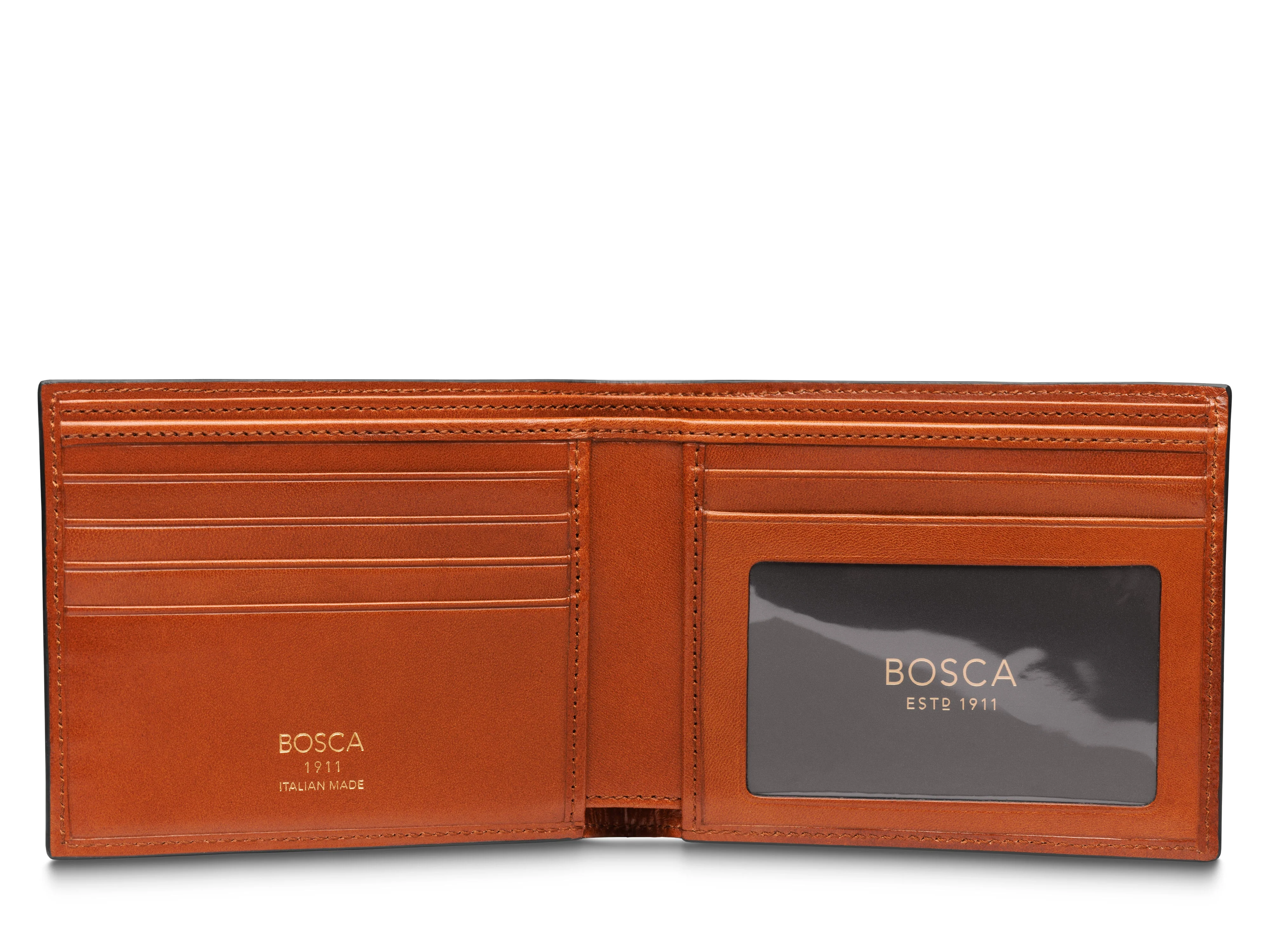 Contrast Old Leather Executive I.D. Wallet - Image 8