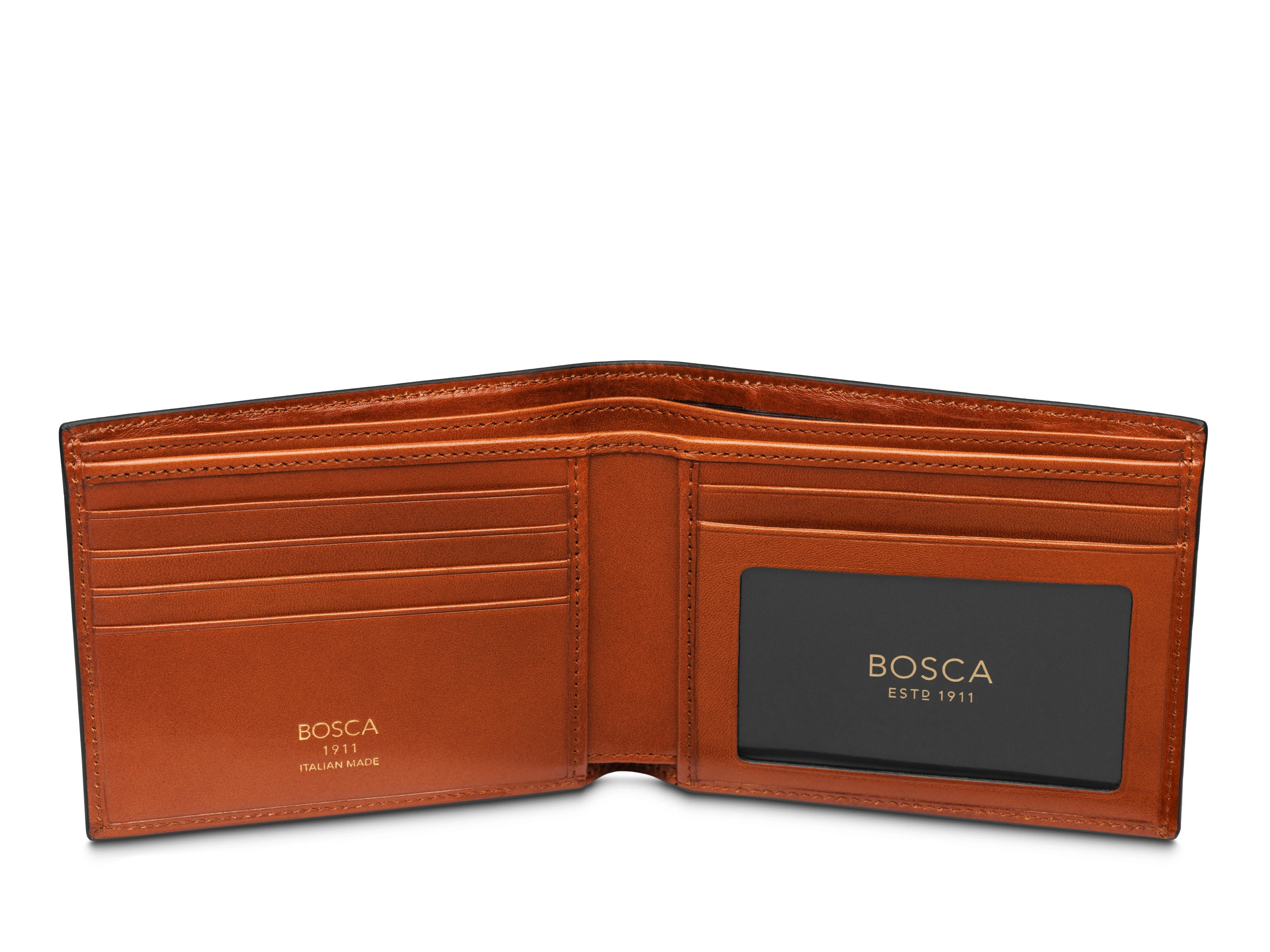 Contrast Old Leather Executive I.D. Wallet - Image 9