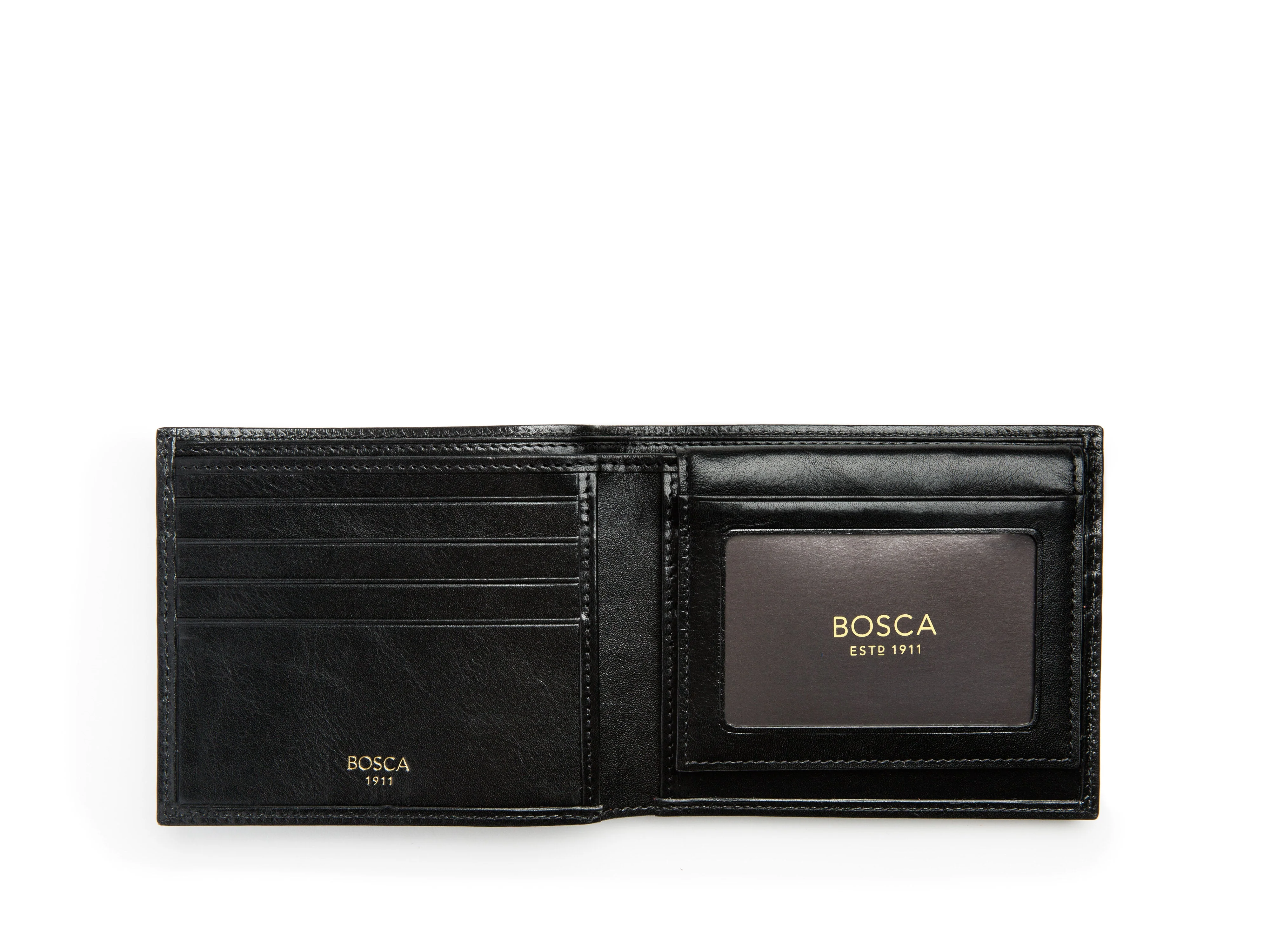 Old Leather Euro Credit Wallet w/ ID Passcase - Image 22