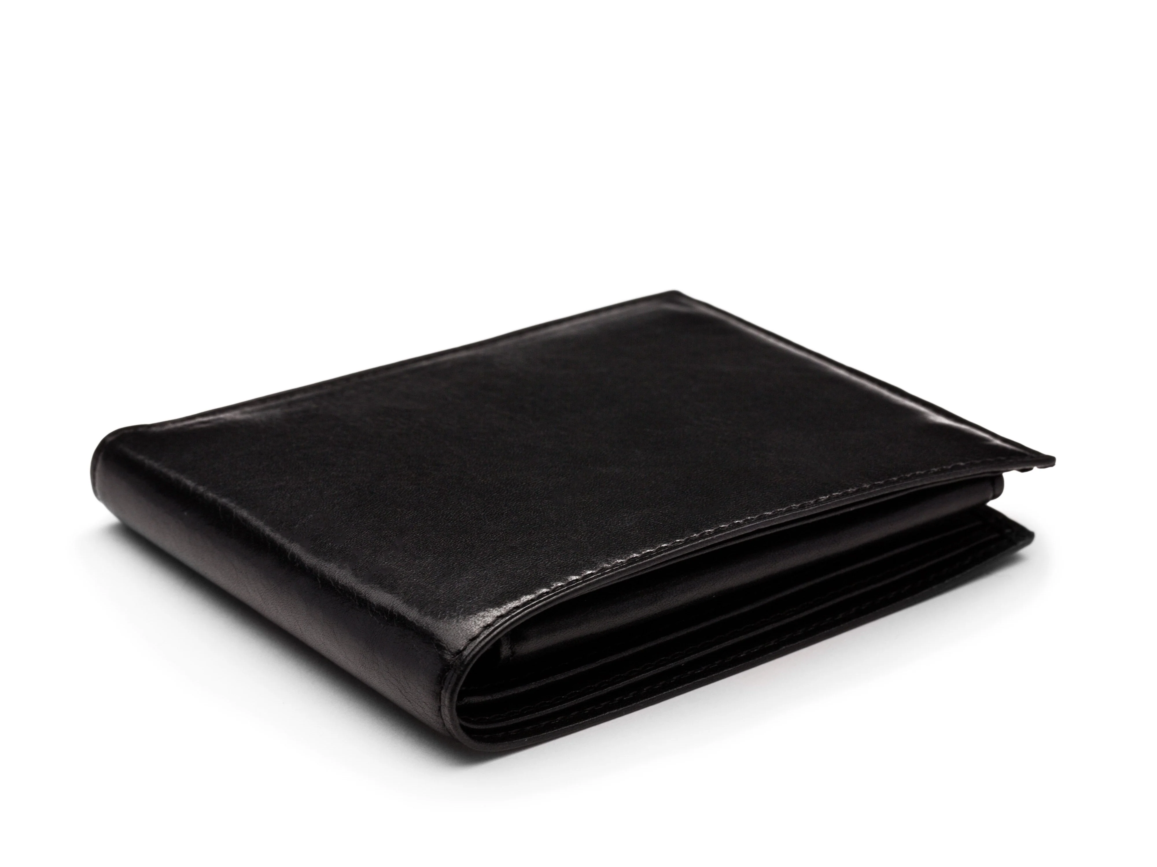 Old Leather Euro Credit Wallet w/ ID Passcase - Image 33