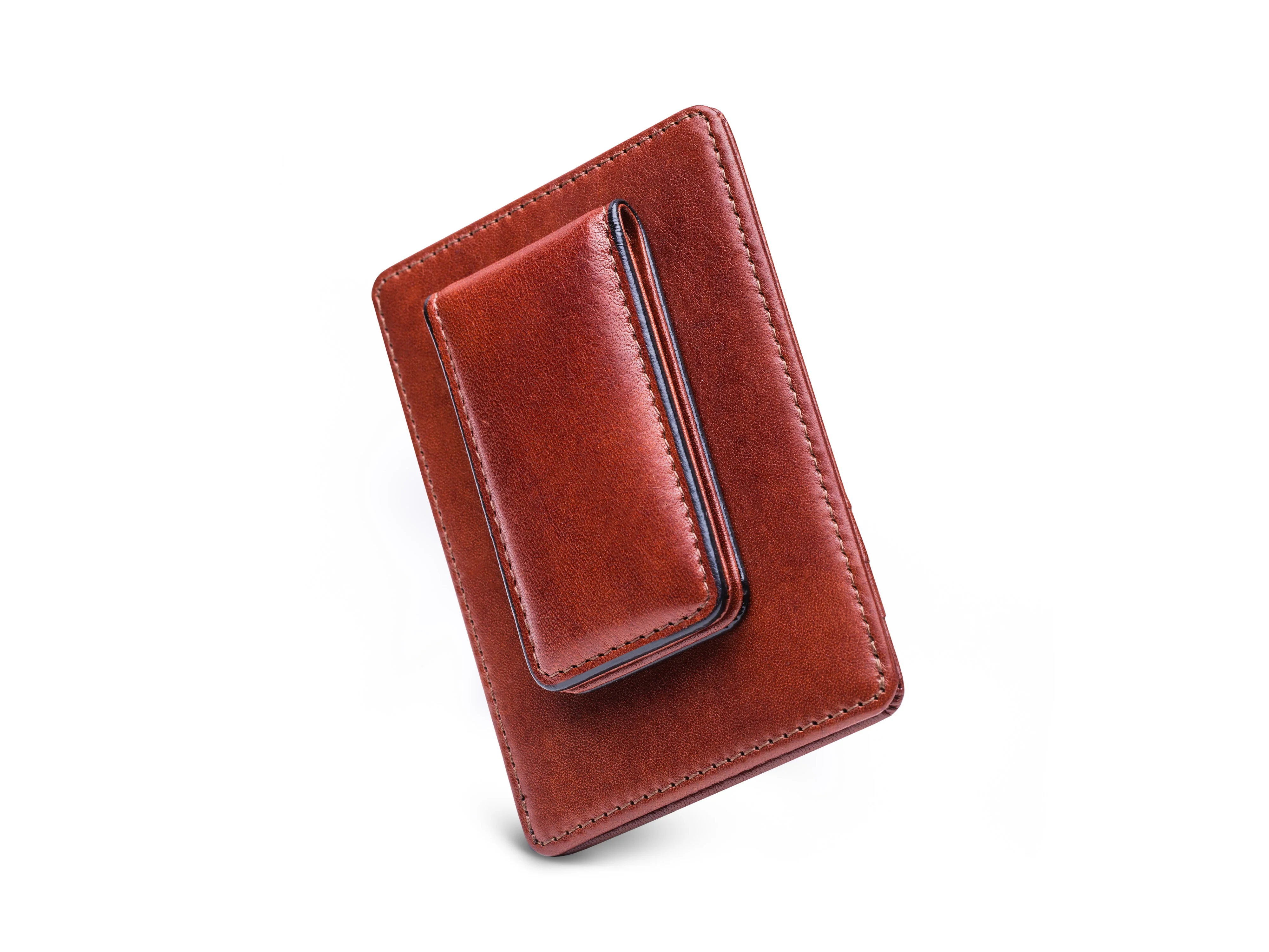 Old Leather Front Pocket Wallet - Image 14
