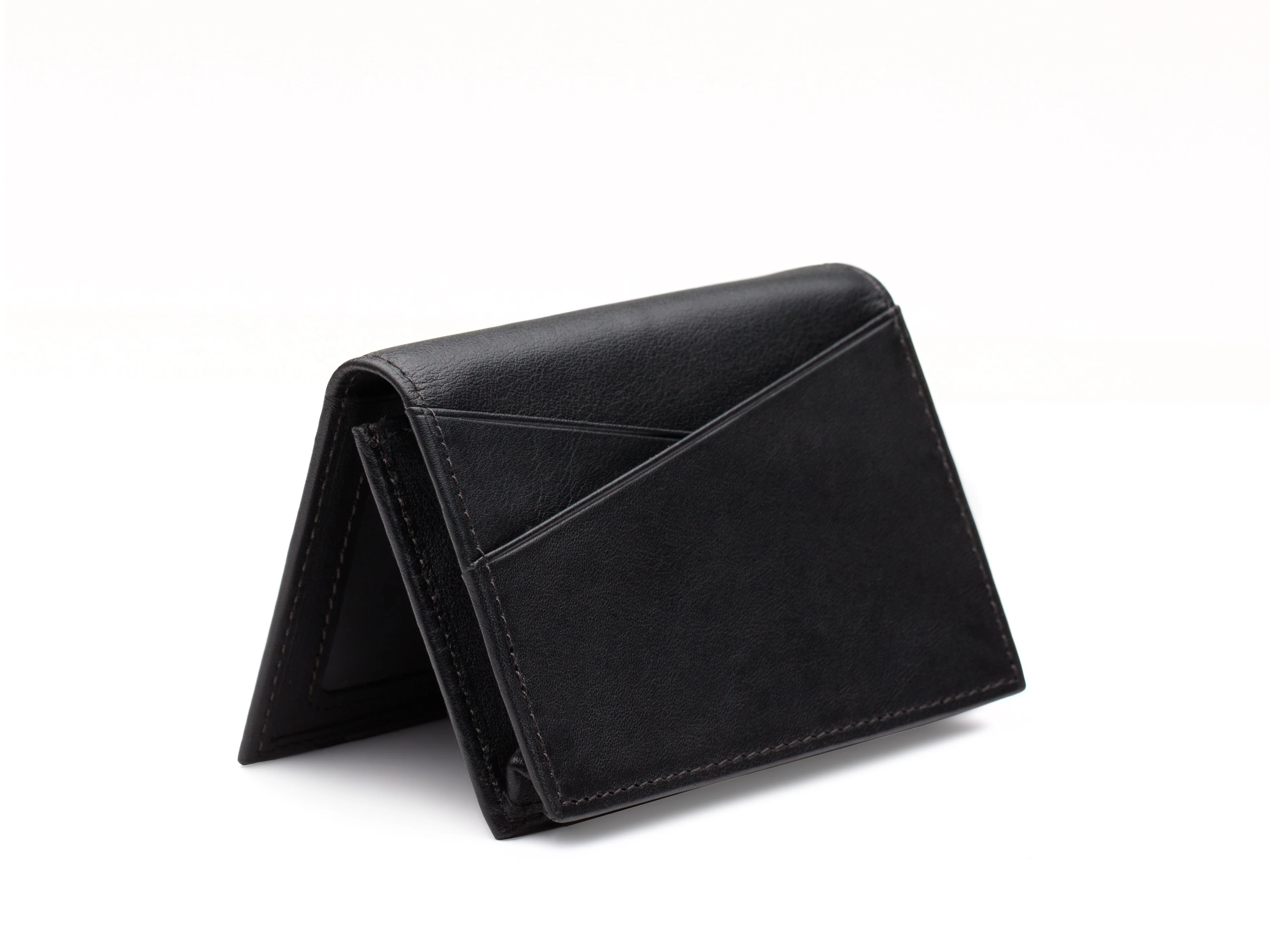 Nappa Vitello Full Gusset, 2 Pkt Card Case w/I.D. - Image 4