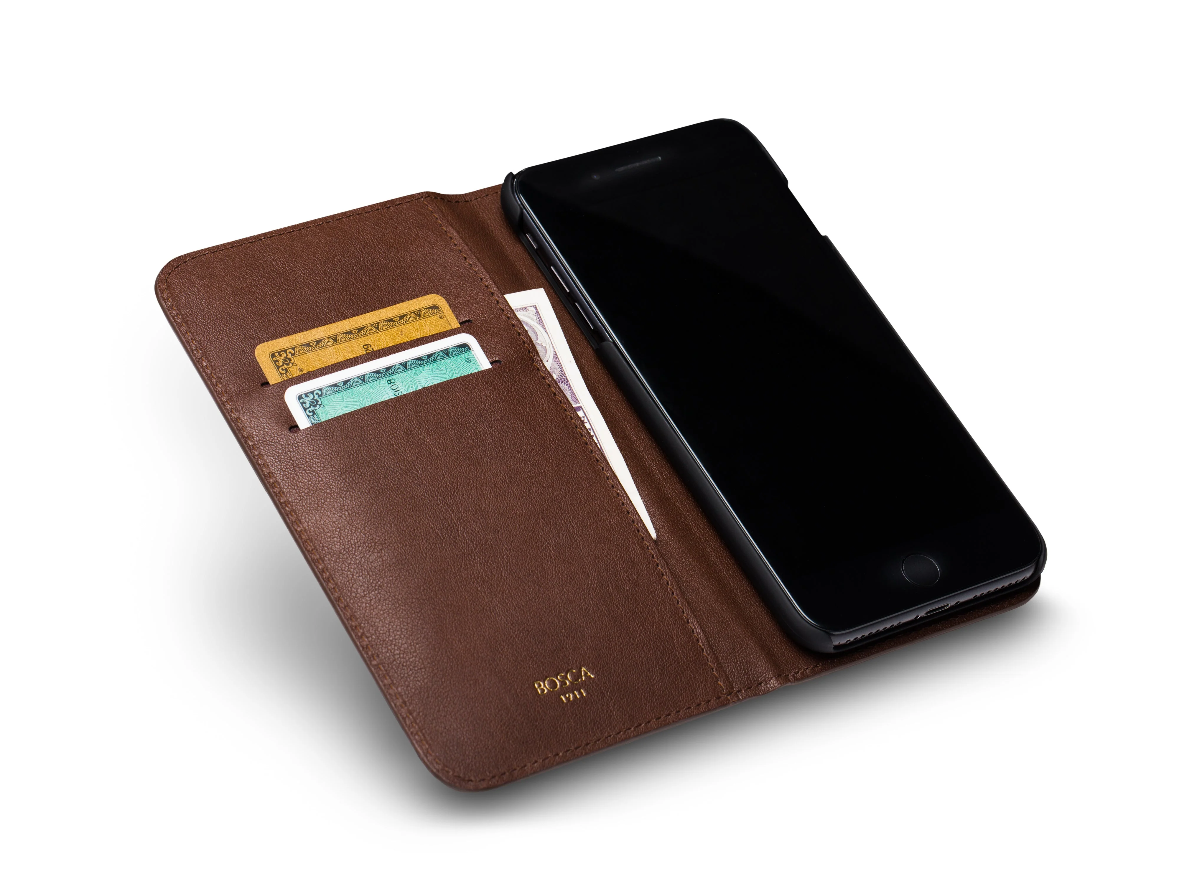 Napoli Nappa iPhone 8+ Flip Case with Cards Inside - Image 7