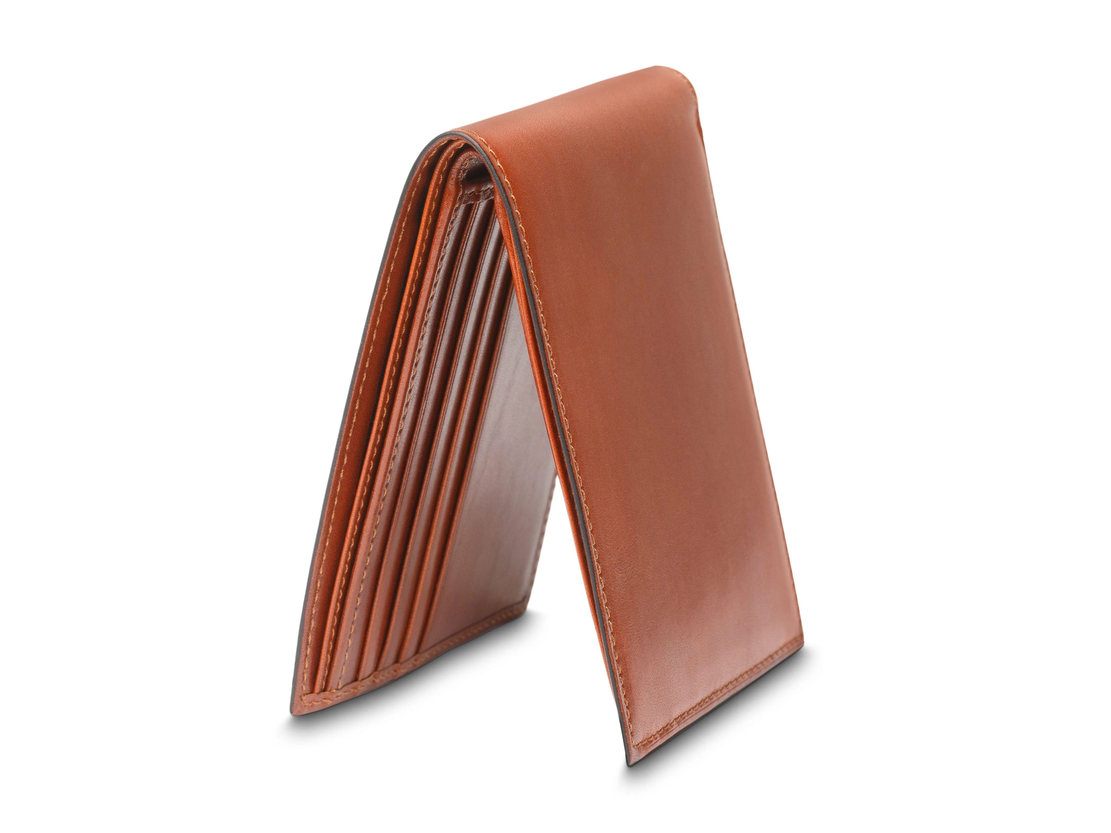Old Leather Italia 8 Pocket Wallet - Image 5
