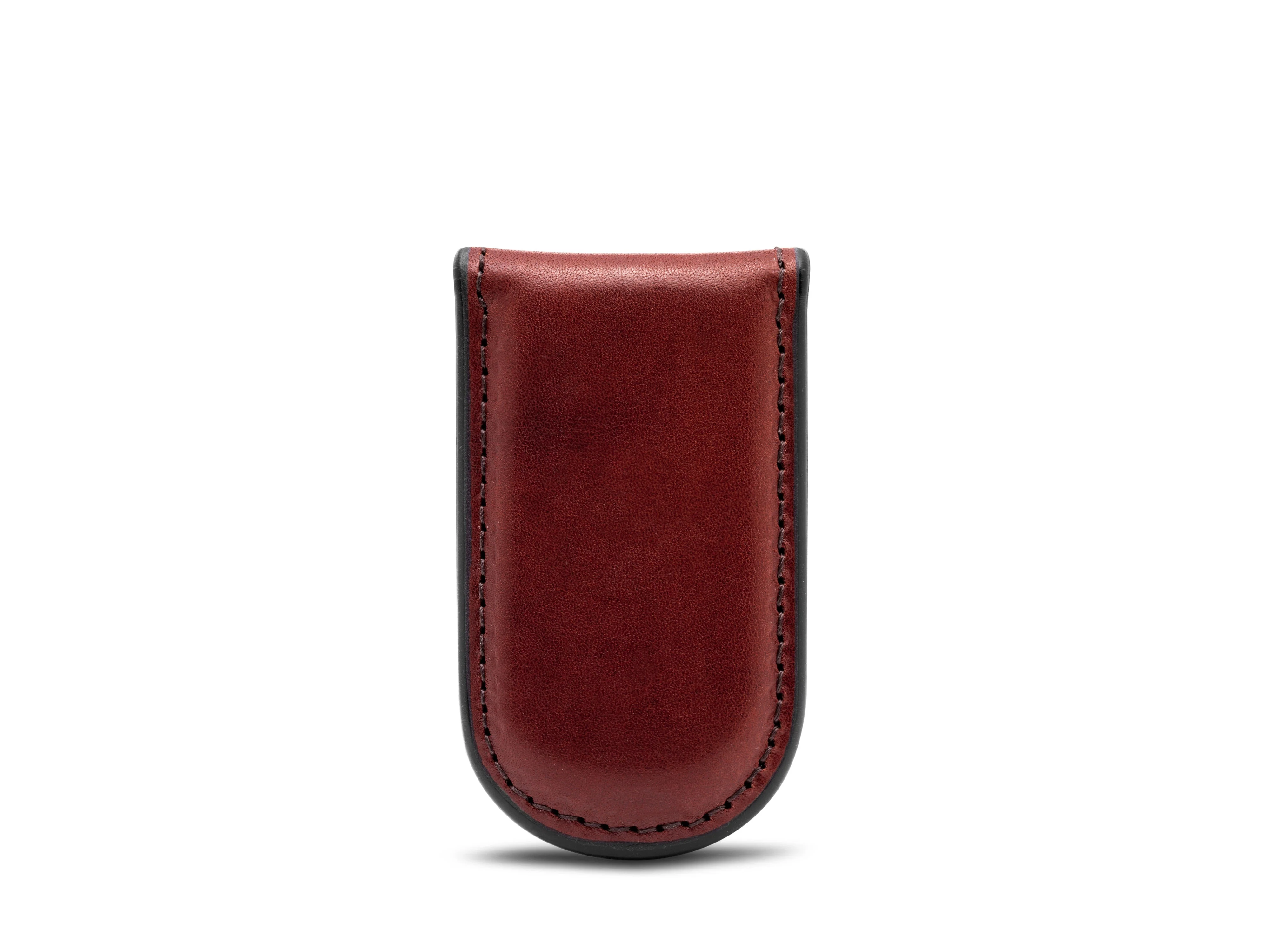 Old Leather Magnetic Money Clip - Image 12