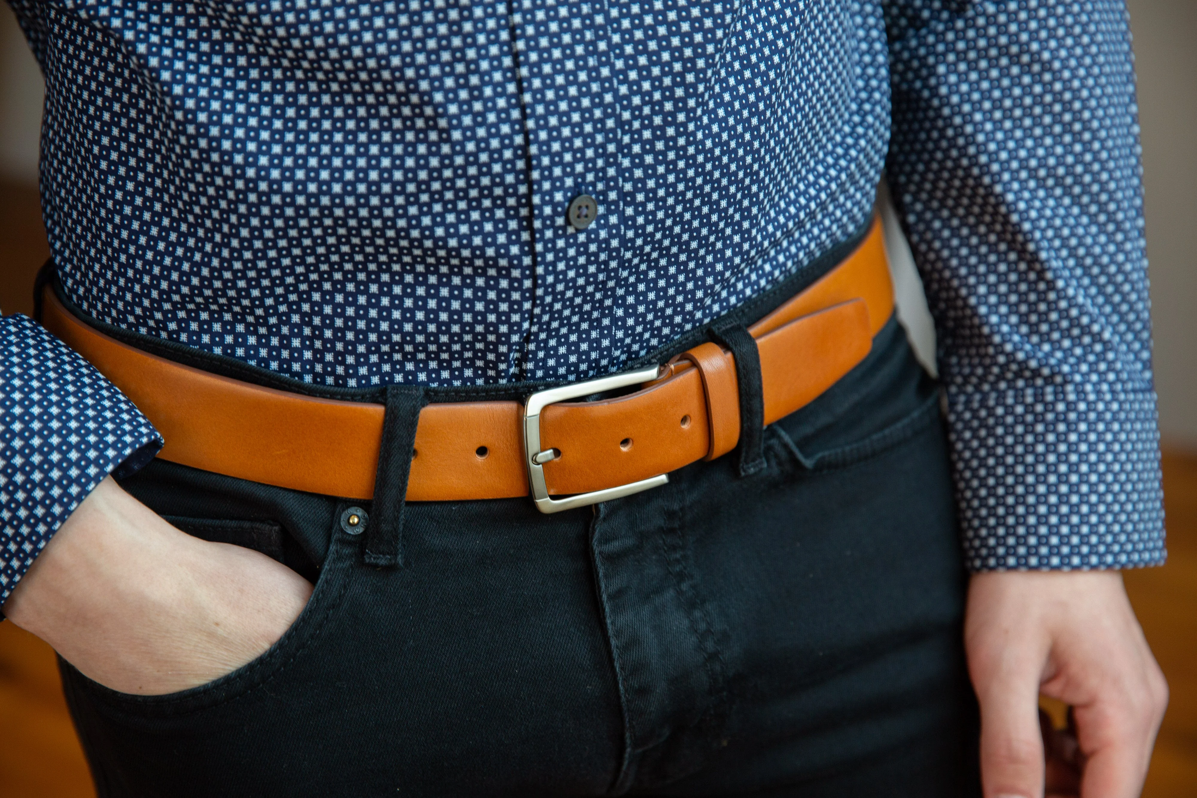 Old Leather Napoli Belt - Image 2