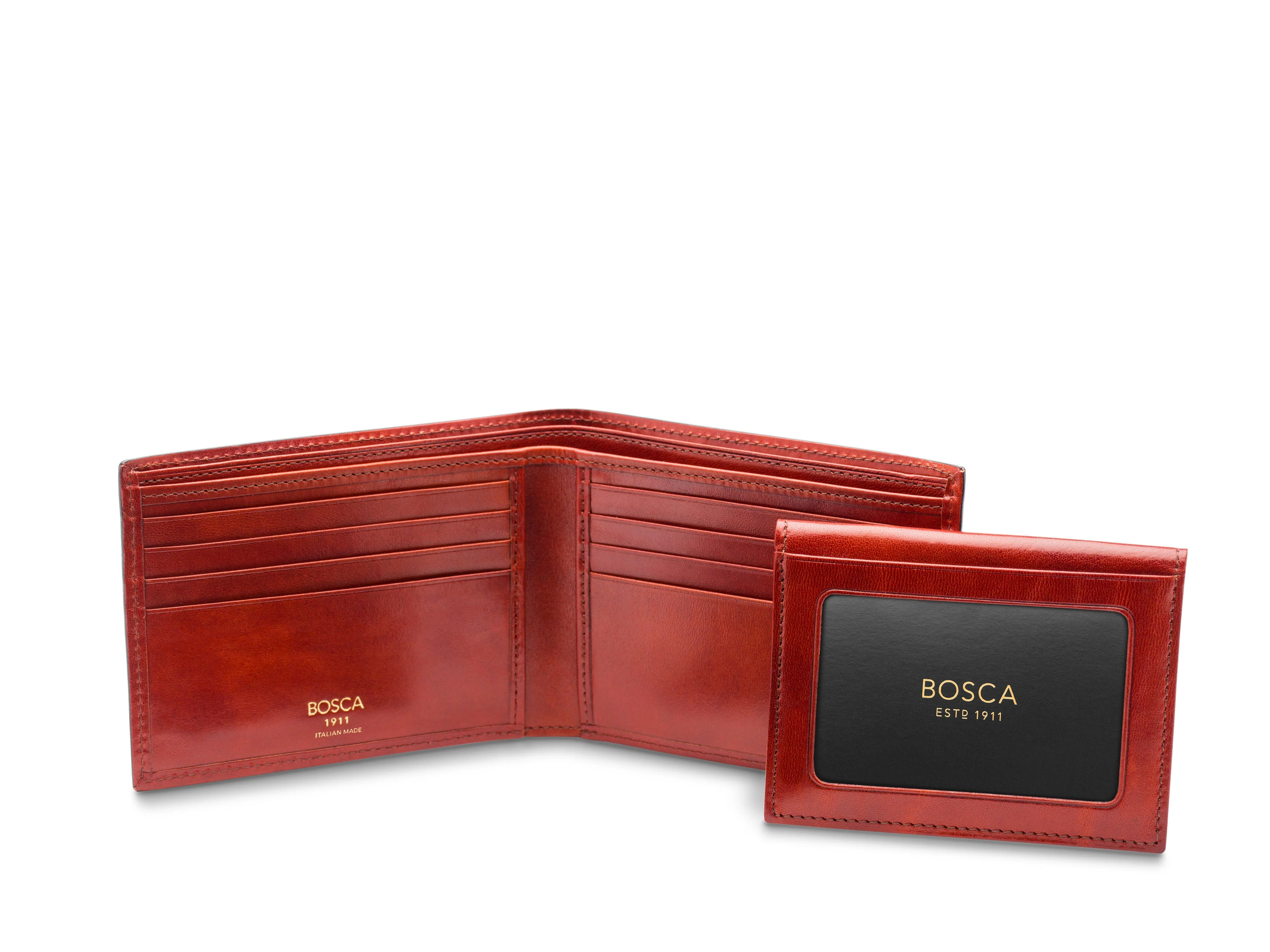 Old Leather Italia Credit Wallet w/I.D. Passcase - Image 14
