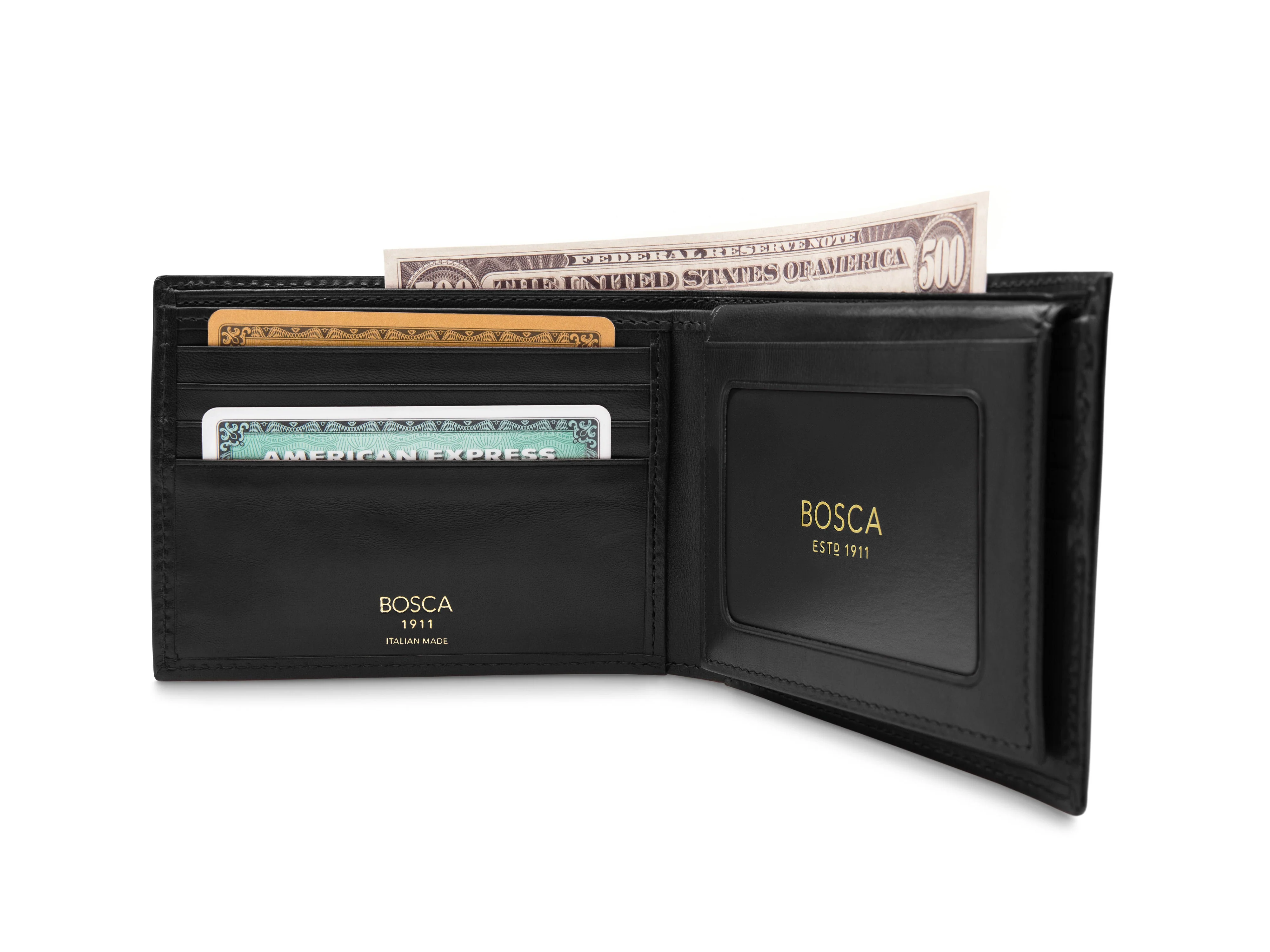 Old Leather Italia Credit Wallet w/I.D. Passcase - Image 28