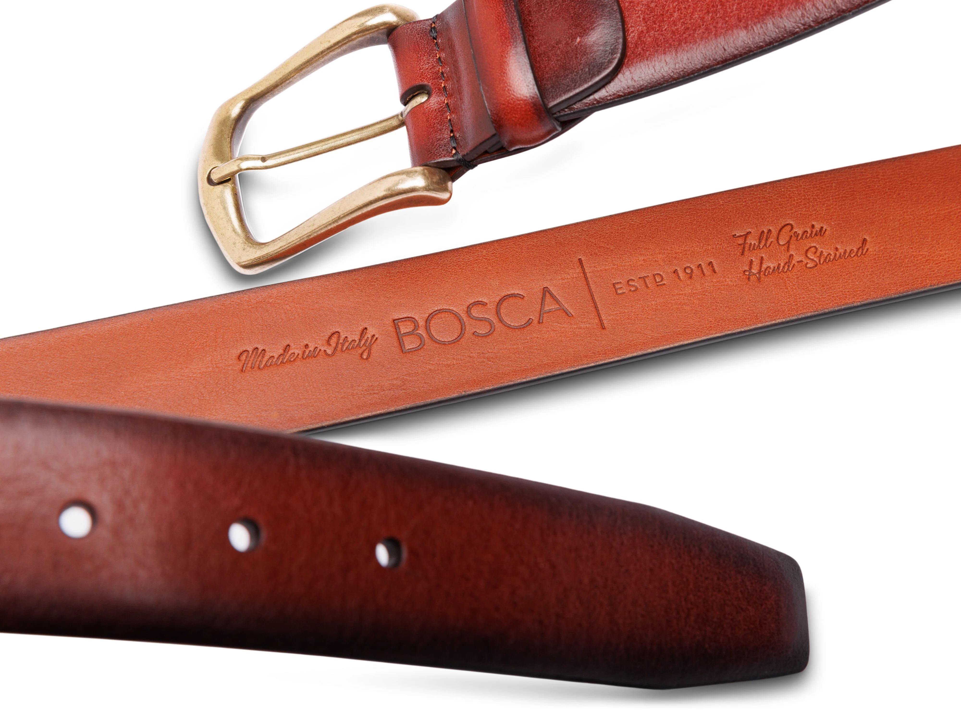 Smoked Old Leather Belt - Image 7