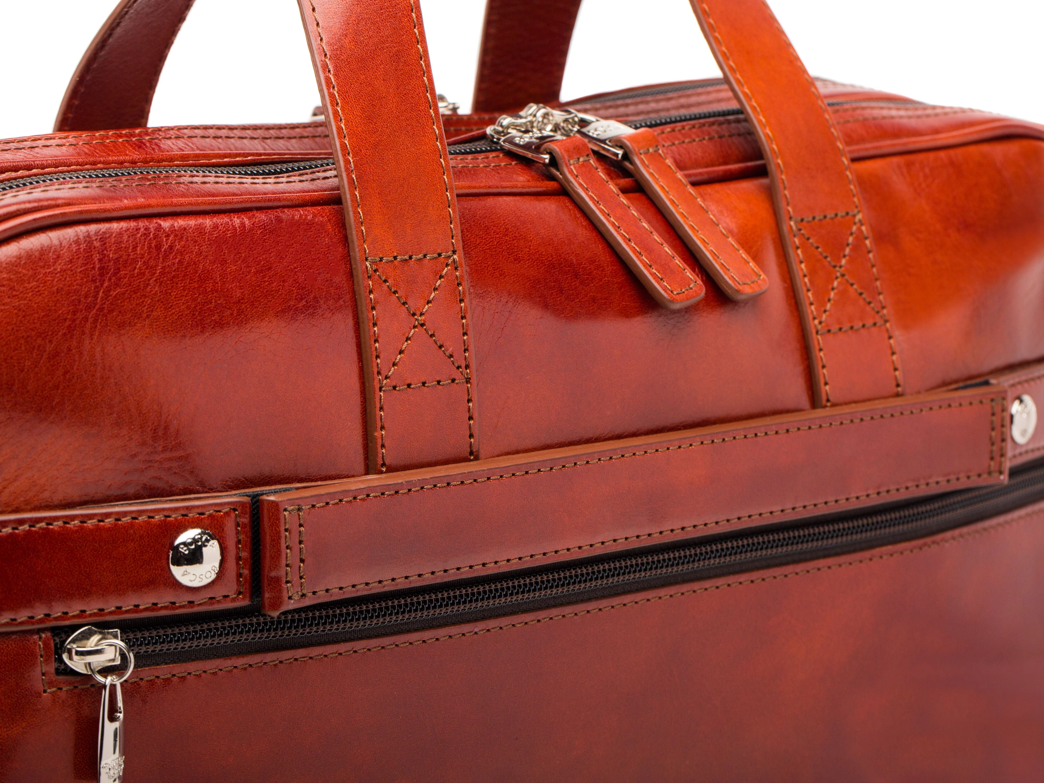 Old Leather Stringer Bag - Image 4