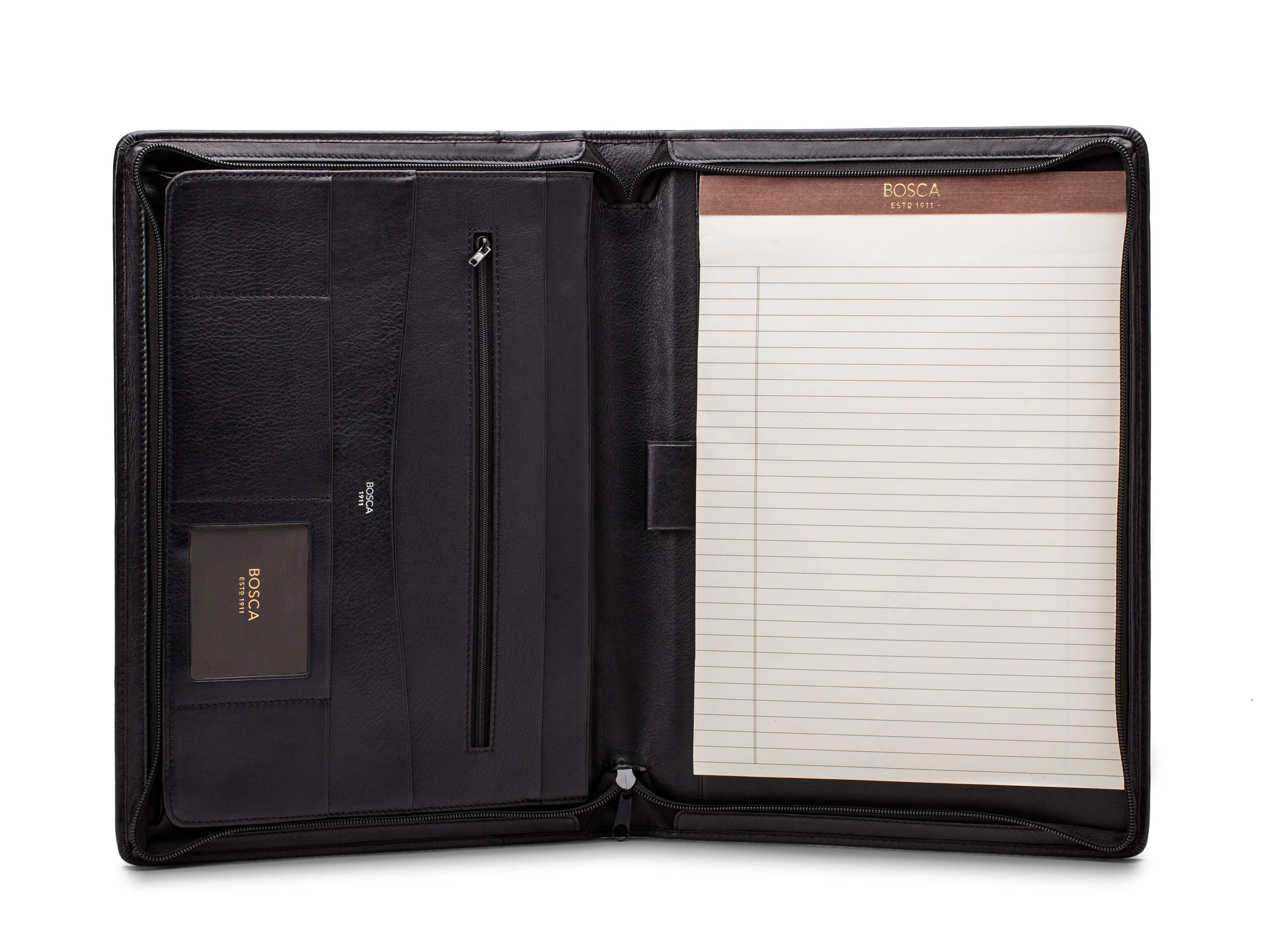 Nappa Vitello Deluxe Zip Around Portfolio Organizer - Image 3