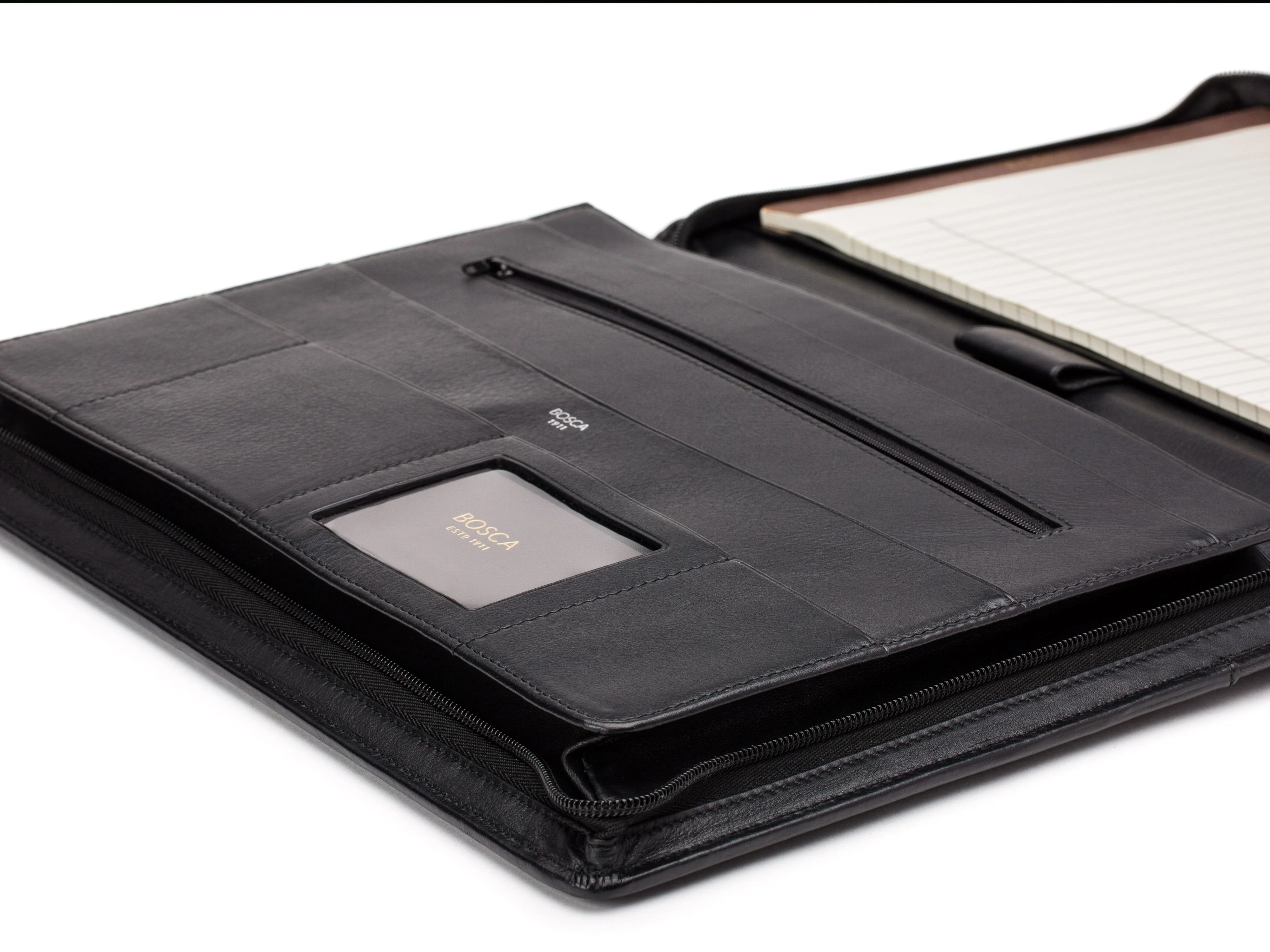 Nappa Vitello Deluxe Zip Around Portfolio Organizer - Image 4