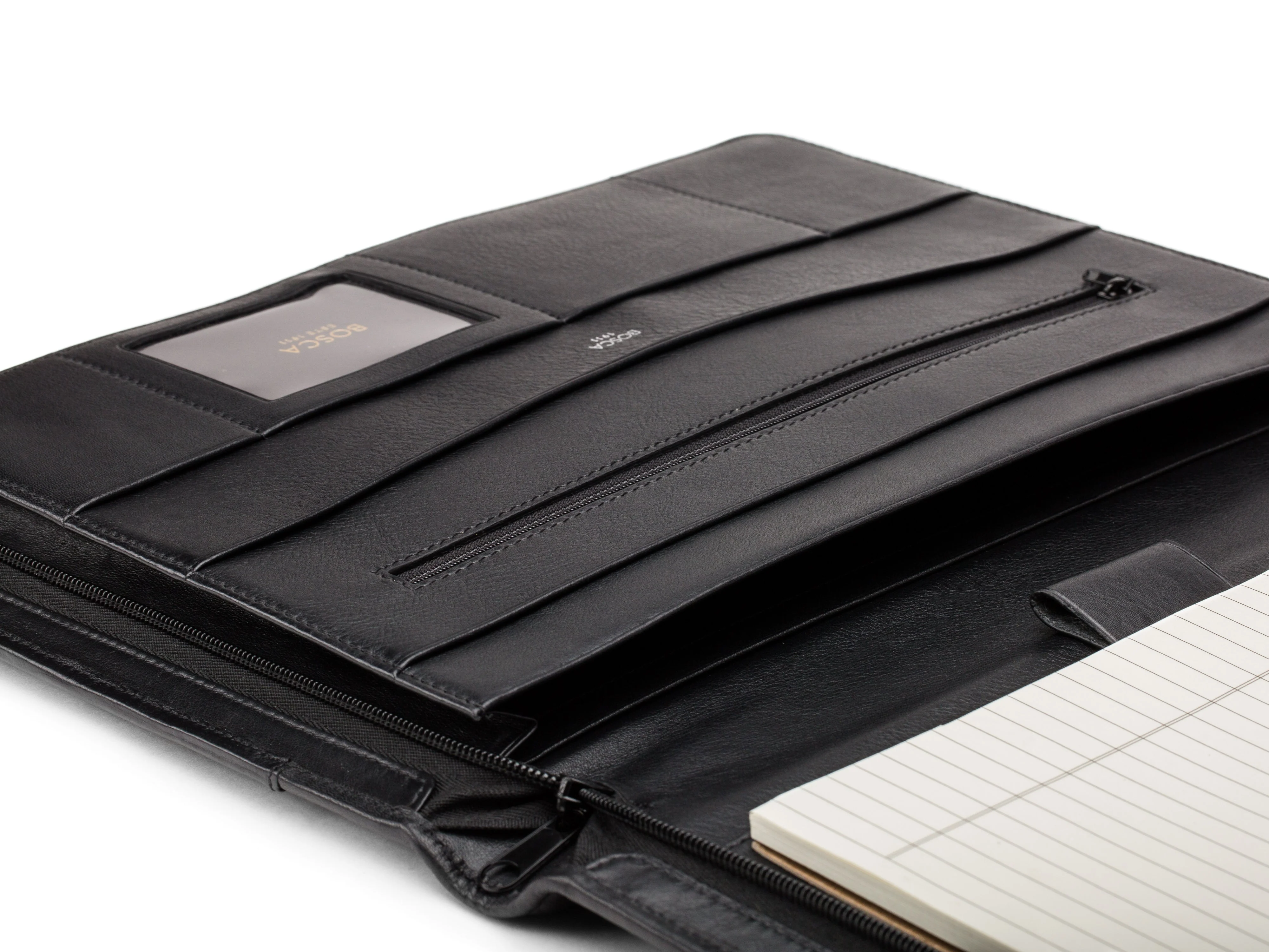 Nappa Vitello Deluxe Zip Around Portfolio Organizer - Image 5